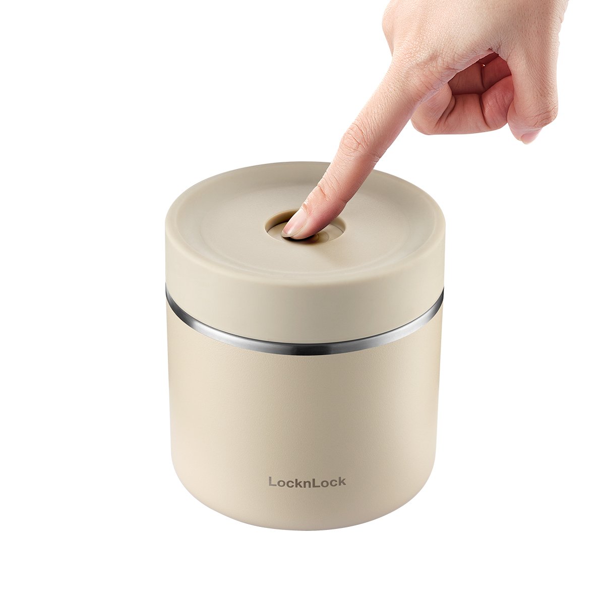Bộ Hộp Cơm Giữ Nhiệt Locknlock Pump Vacuum Lunch Box (300Mlx2, 500Mlx1, Bộ Đũa Và Thìa, Túi) - 2 Màu (Be, Navy) - LHC8052S02, , large image number 5